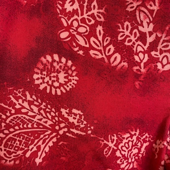 UNIFORM JOHN PAUL RICHARD BALI PAISLEY PATTERNED COTTON STRETCH CAPRI PANTS 10 - Picture 9 of 11